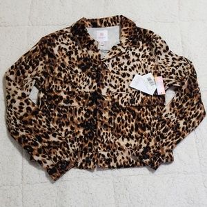 New Lularoe Kenny leopard XS